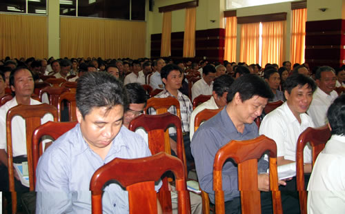 Khánh Hòa Học tập, quán triệt Nghị quyết Đại hội XI của Đảng